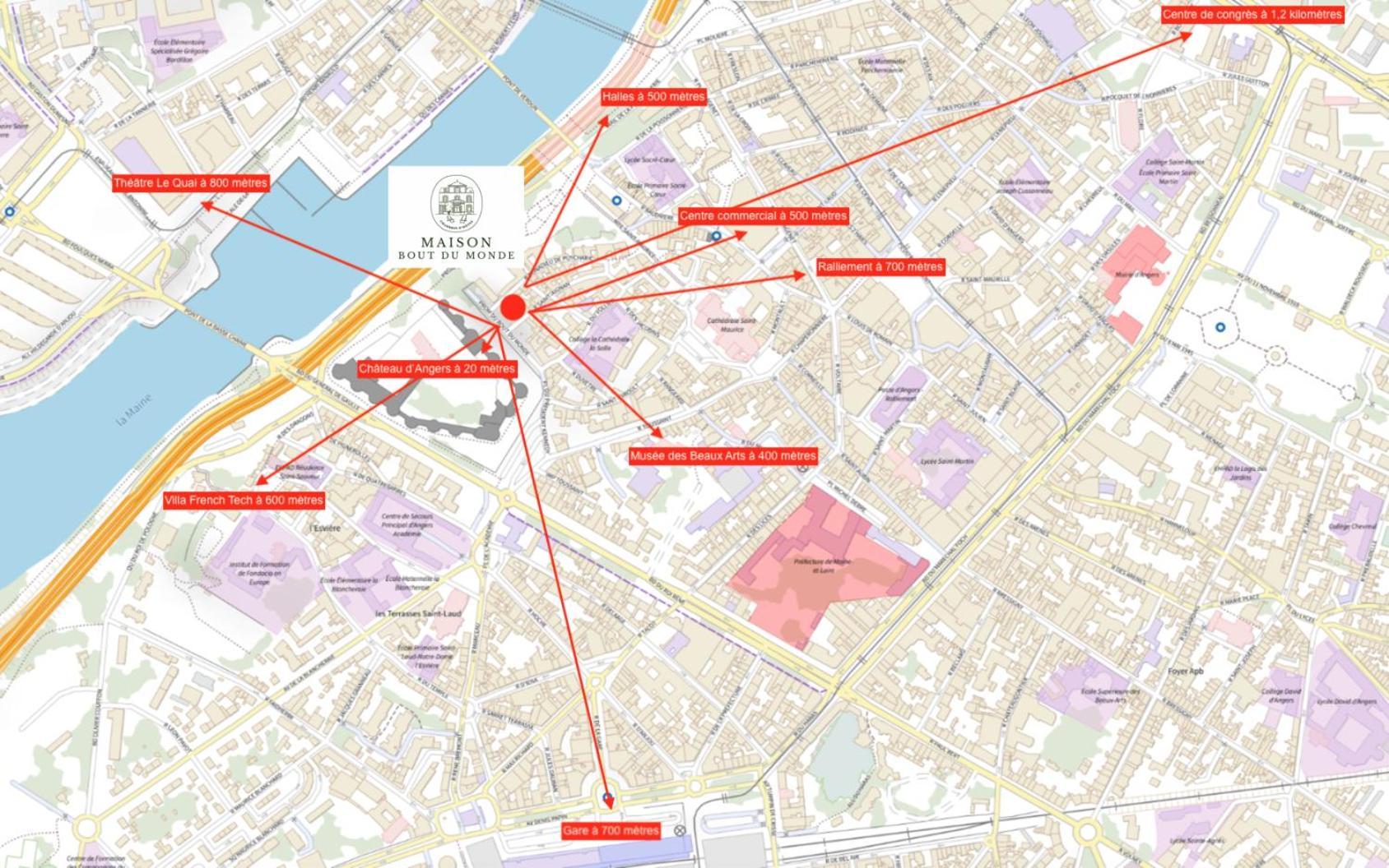 Maison Bout Du Monde Angers Hyper Centre 外观 照片